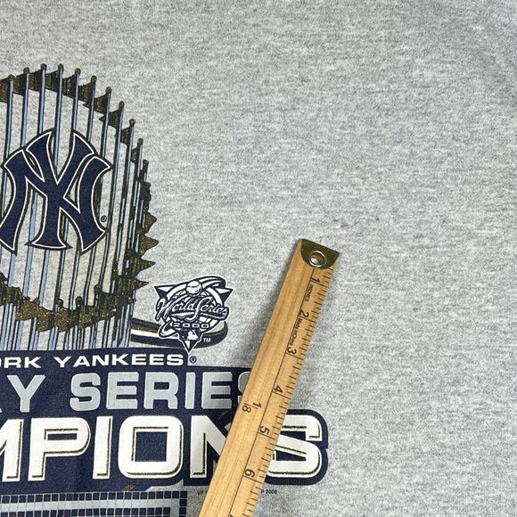 2000 New York Yankees Subway World Series Champions LEE Sport Sweatshirt Mens XL - Picture 11 of 14